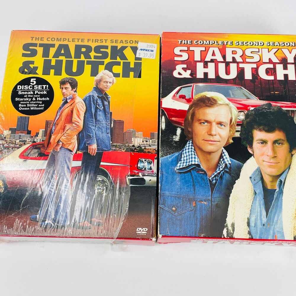 Starsky & Hutch Seasons 1 & 2 DVD Set 2004 Paul Michael Glaser David Soul